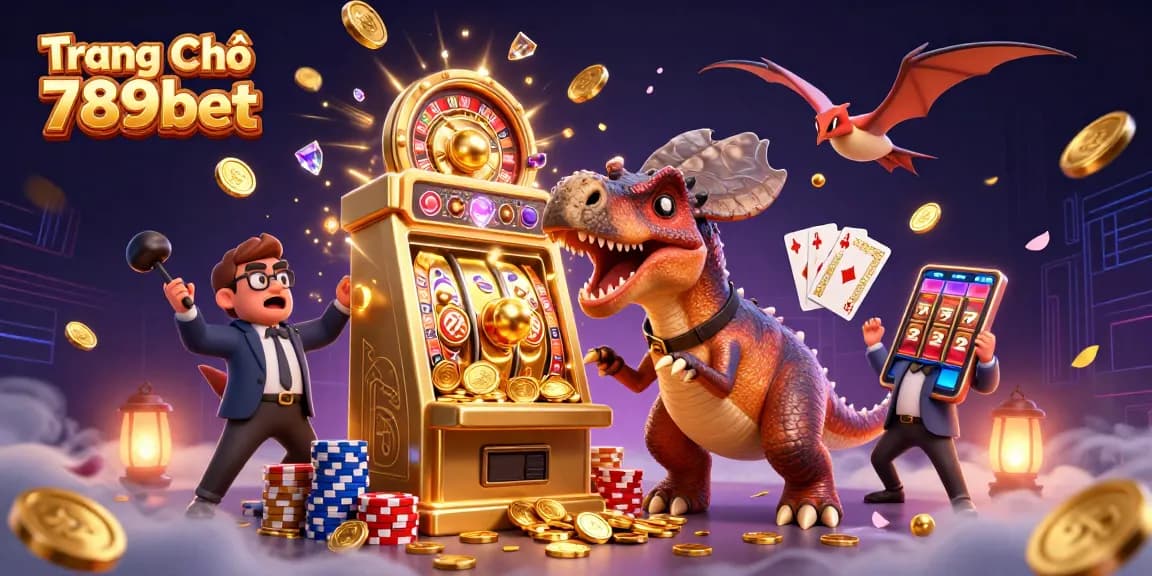 Experience the thrilling wins at Trang Chủ 789bet with a dynamic casino scene bursting with action and gold.